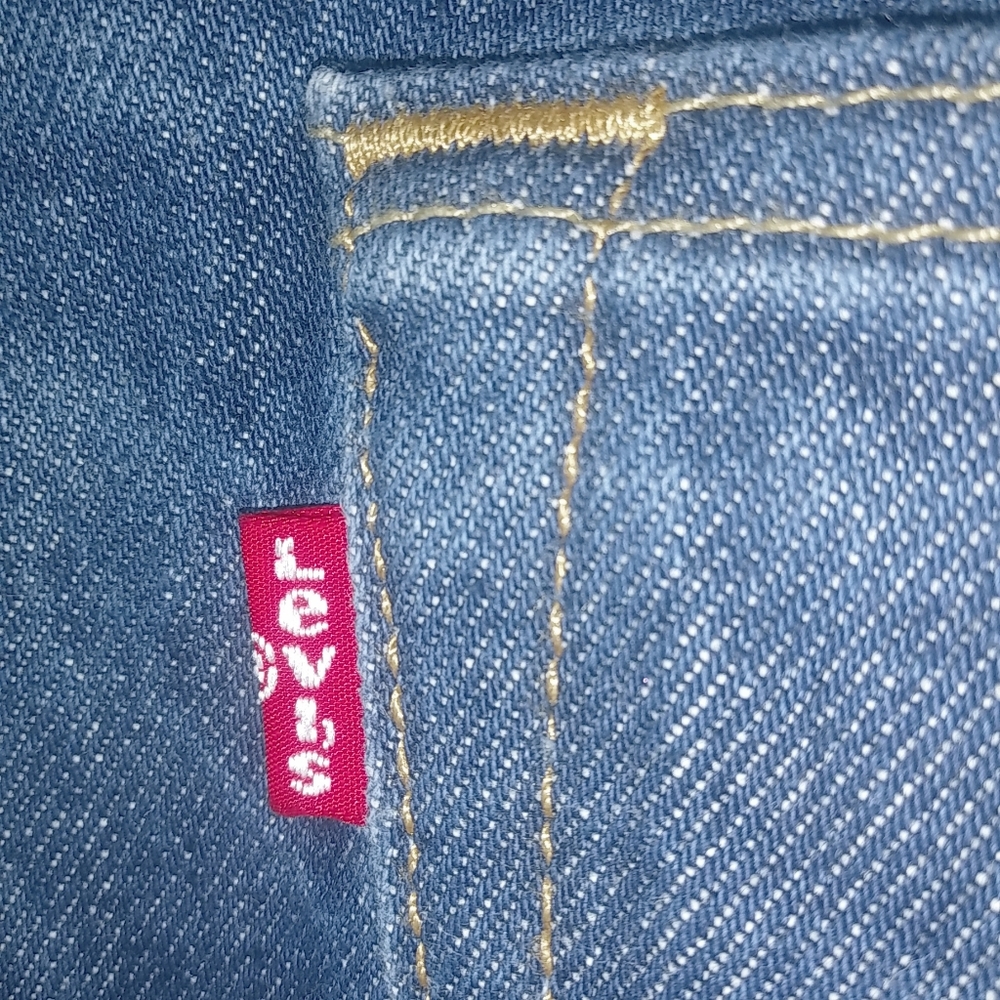 Levis 501 Mens 54x30 Dark Wash Straight Button Fly  Jeans - Picture 8 of 15